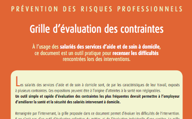 grille évaluation des contraintes